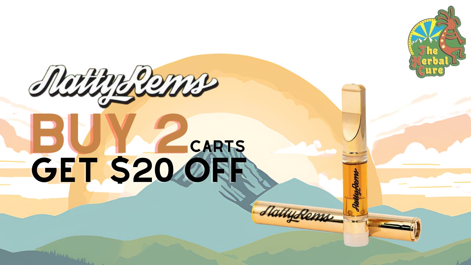 The Herbal Cure (Med and Rec) Natty Thursday 2 Carts for $80