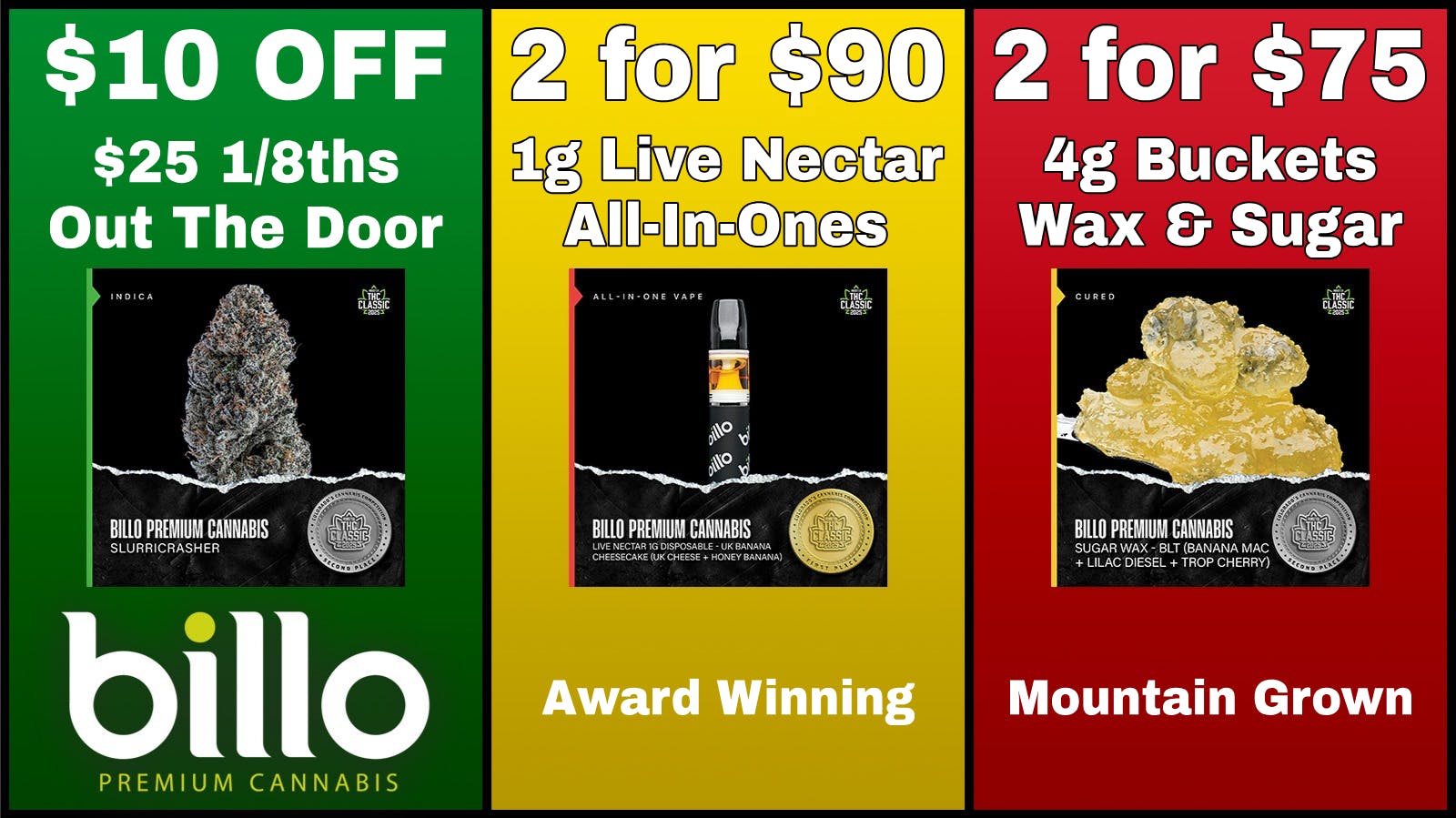 The Herbal Cure (Med and Rec) Billo Bonanza at The Herbal Cure