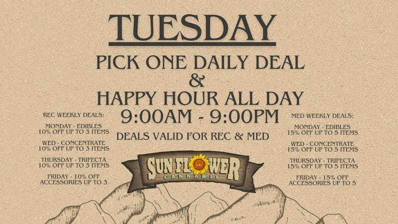 Pure North Tuesday - Pick ONE DD & HH All day!