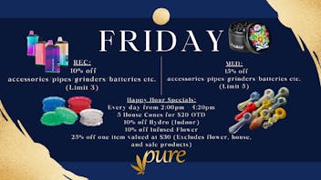 Pure West Accessories Friday Specials!