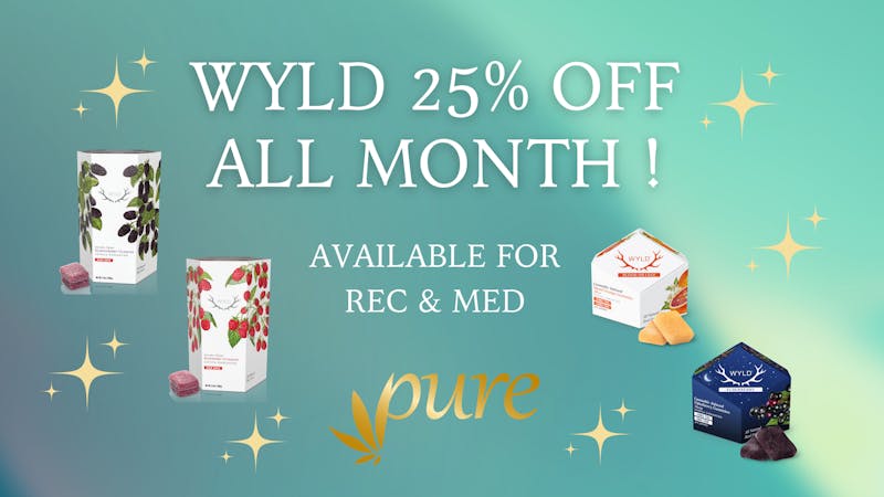 Pure Central Wyld 25% off - All Month Long!
