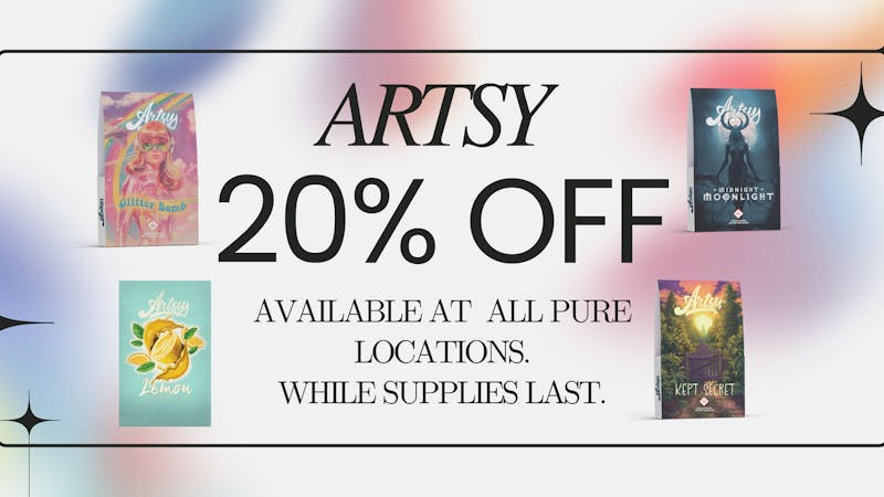 Pure Central 20% Off Artsy Flower!