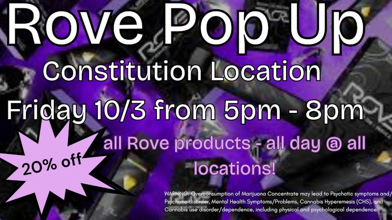 Pure Central ROVE 20% off! Plus Pop Up @ Pure Central Location