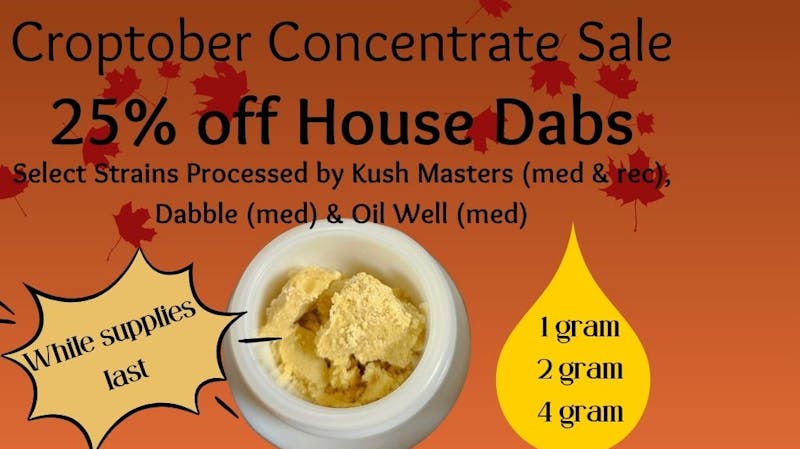 Pure West Kush Masters Croptober Concentrate Sale - REC