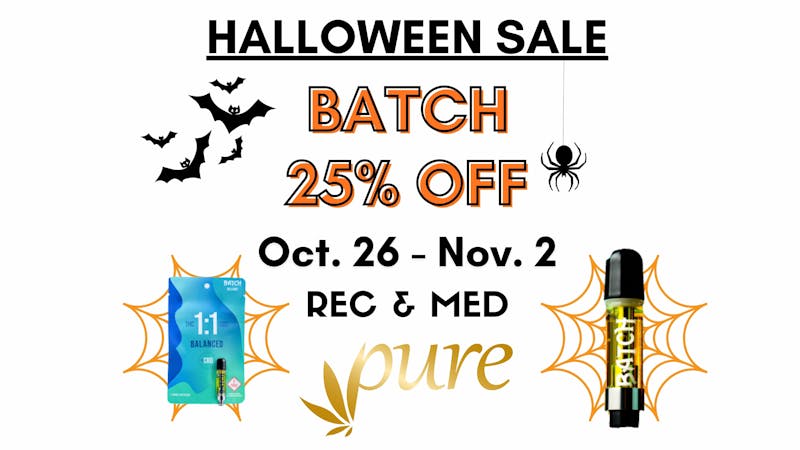 Pure North Batch Halloween Sale!