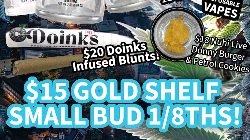 Grow Life $18 Live Resin, $20 Infused Blunts, $15 Dank 1/8th