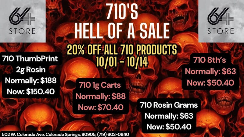 The 64 Store 710 Sale!! 10/01/25 - 10/14/25