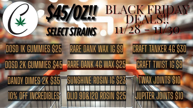 Cannabicare $45/OZ & More for Black Friday Weekend! (Med Only)