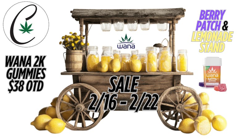 Cannabicare Wana 2000mg Gummies $38 OTD All Week!!!!