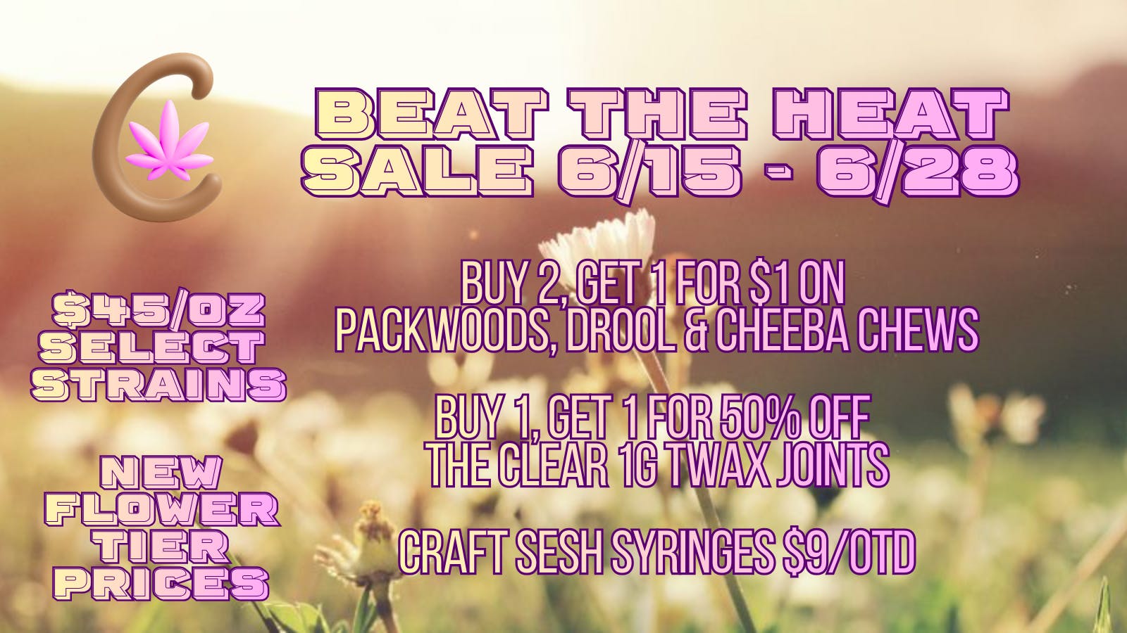 Cannabicare BOGO 50% Off Twax Joints & More!!