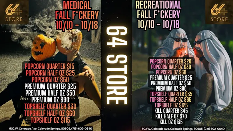 The 64 Store FALL SALE! 10/15 Through 10/18!