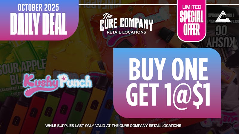 The Cure Company - South LA 💀 Kushy Punch Deal @ The Cure Company ✨