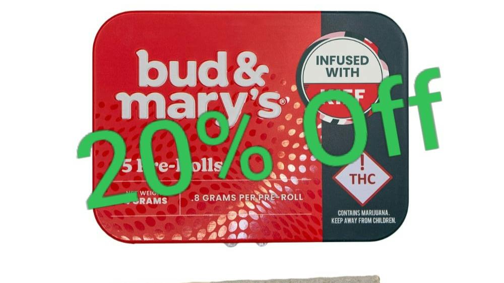 Karing Kind - Adult Use 20% Off Bud & Mary's Infused Joints