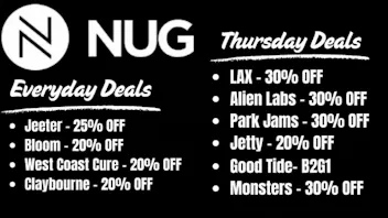 NUG Red Bluff Thursday Deals @ NUG