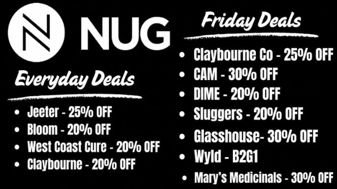 NUG - Sacramento Friday Deals @ NUG