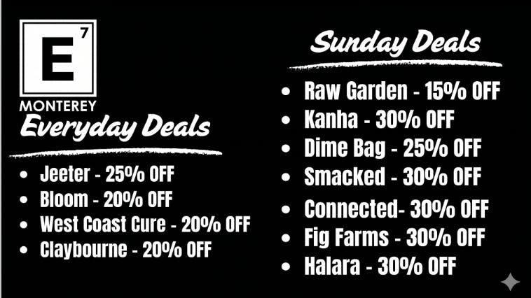 Element 7 - Monterey Sunday - E7 Monterey Deals