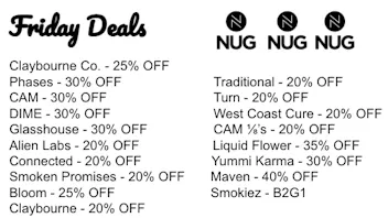 NUG Yonkers Friday Deals...