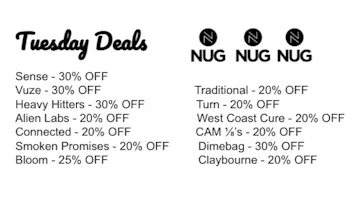 NUG Yonkers Tuesday Deals..