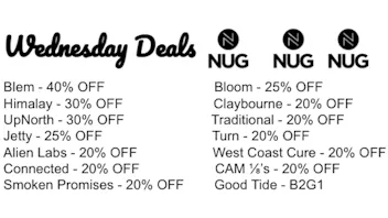 NUG Yonkers Wednesday Deals