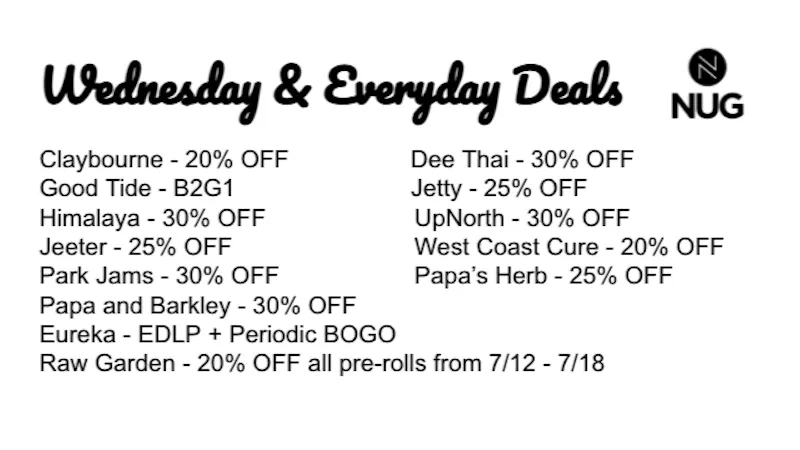 PH Investments Group, LLC Wednesday Deals (Port Hueneme & Laurel Village)