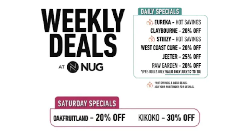 NUG Express Saturday Deals (NUG - Express)