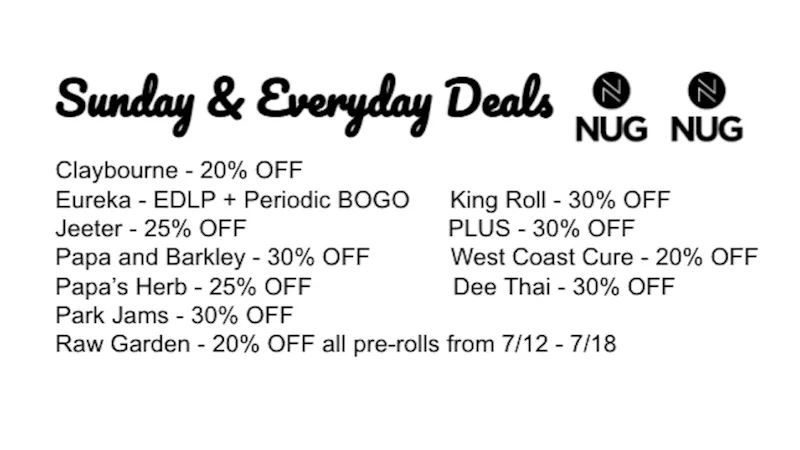 Element 7 Powered by NUG - San Francisco Sunday Deals (Port Hueneme / Laurel Village)