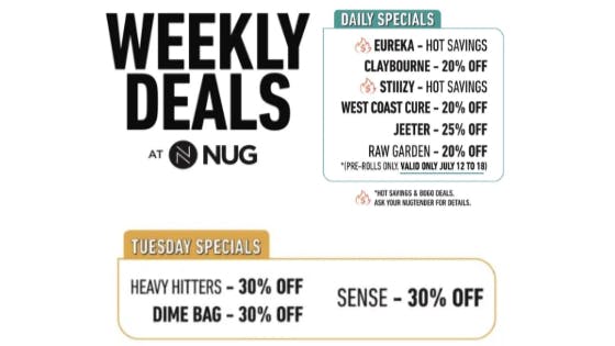 NUG Express Tuesday Deals (NUG - Outlet)