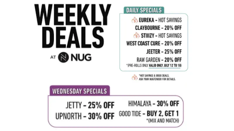 NUG Express Wednesday Deals (NUG - Outlet)