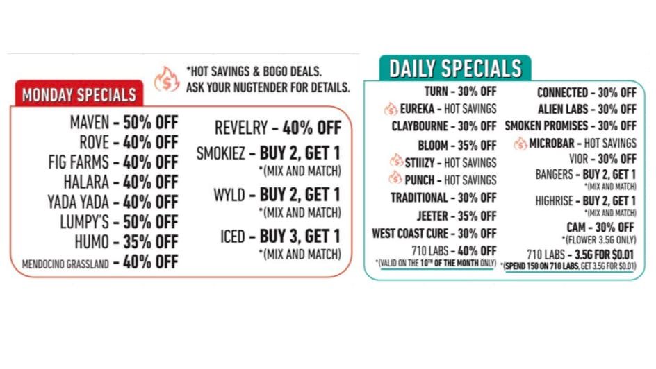 NUG - Santa Rosa Monday Deals (Henry Stores)