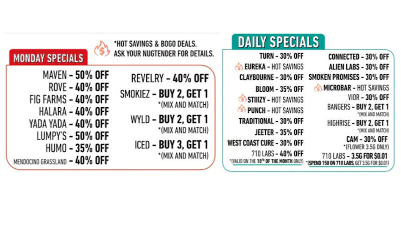 NUG - Santa Rosa Monday Deals (Henry Stores)