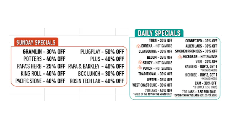 NUG - Santa Rosa Sunday Deals (Henry Stores)