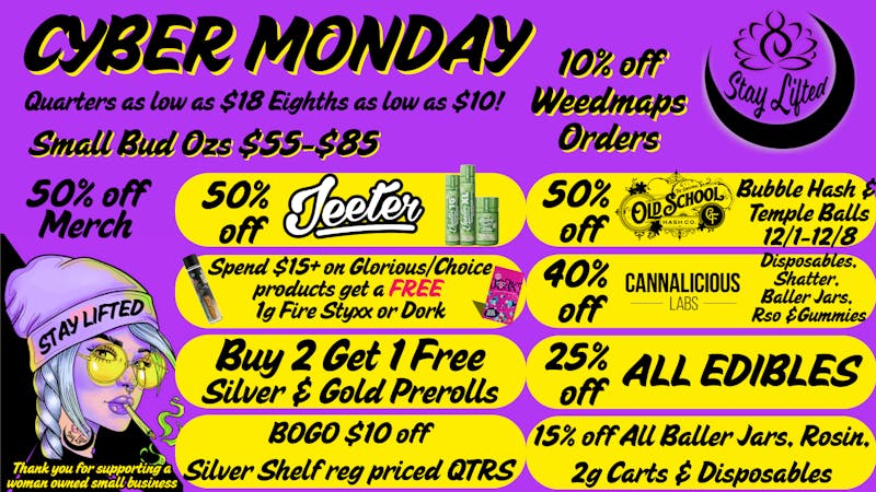 Stay Lifted Cyber Monday @ Stay Lifted