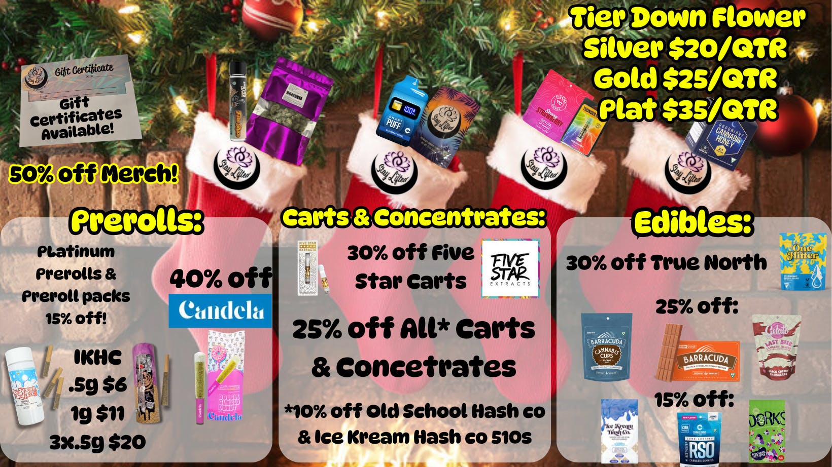 Stay Lifted Holiday sales last day!!