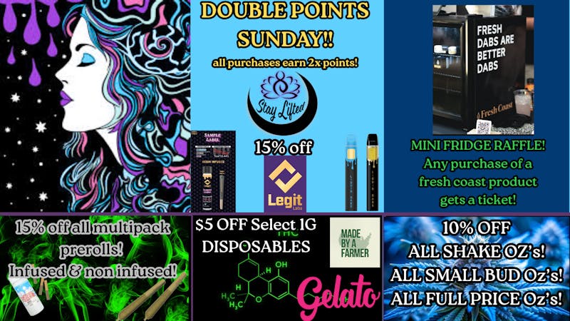 Stay Lifted Double Points Sunday!! 10% off Oz's + MORE!!