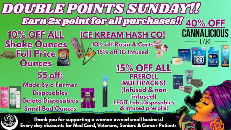 Stay Lifted Stock up Sunday!