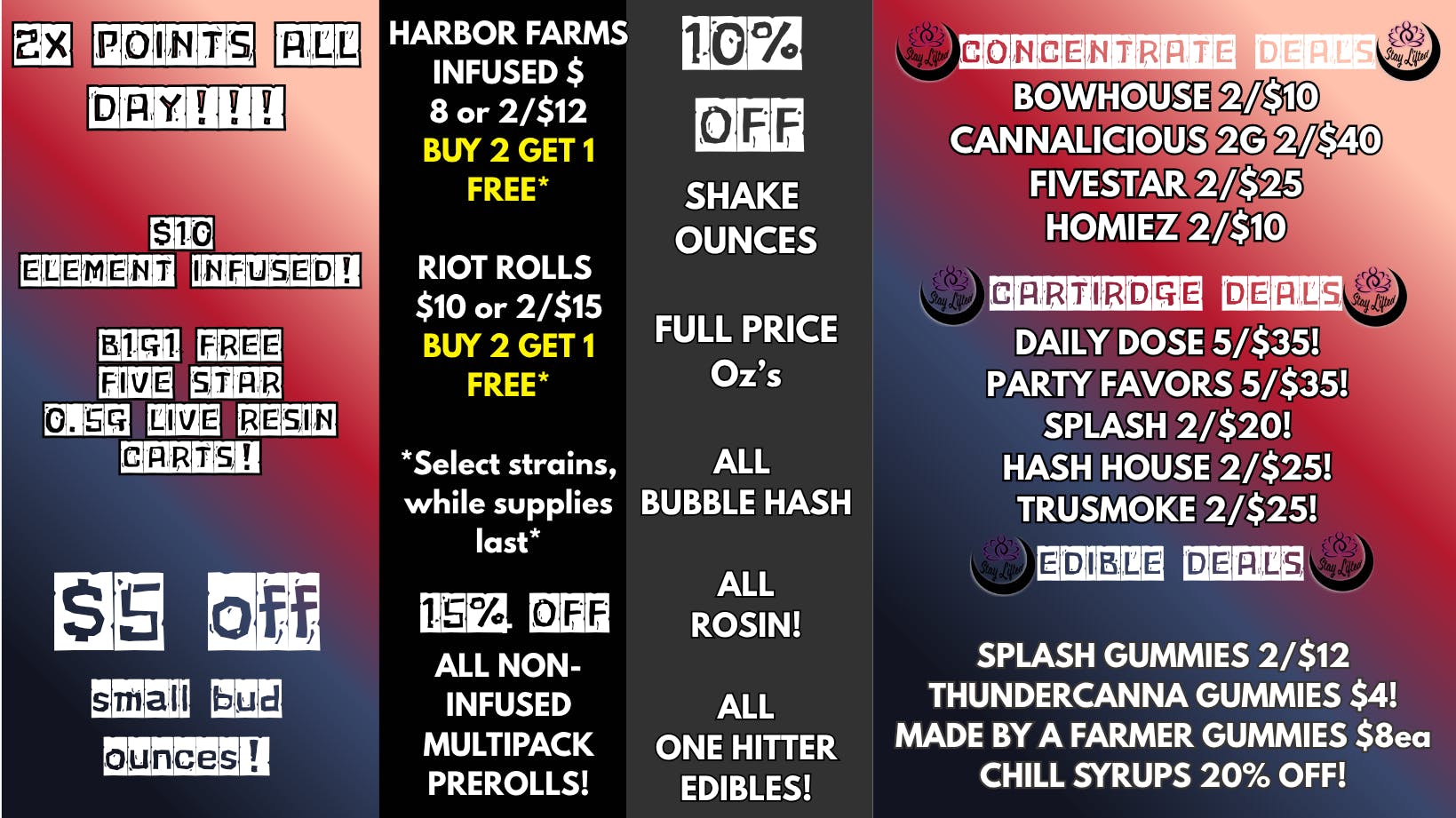 Stay Lifted Stock Up Sunday!!