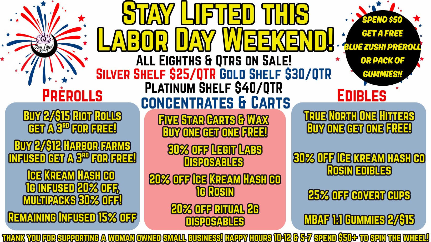 Stay Lifted Stay Lifted Labor Day Weekend!!!