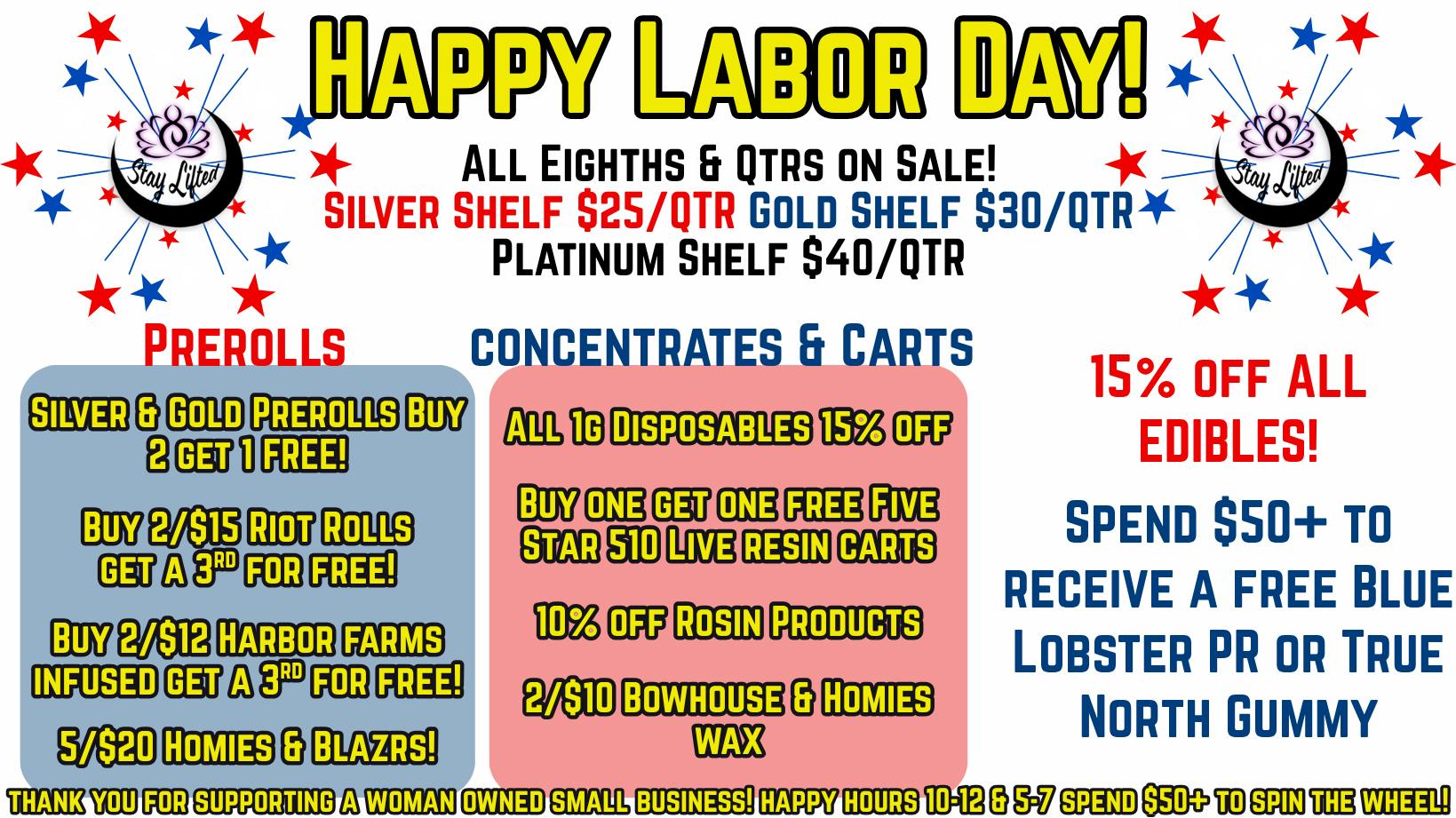 Stay Lifted Stay Lifted Labor Day Deals!