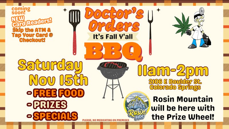 Doctors Orders Join us for a BBQ!