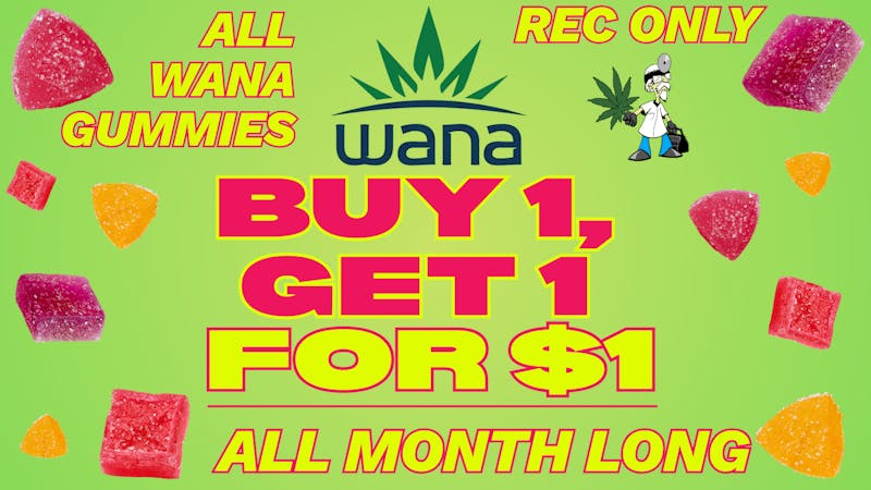 Doctors Orders Wana Rec Gummies: Buy 1, Get 1 for $1!