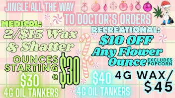 Doctors Orders Happy Holidaze @ Doctor's Orders! Rec & Med!