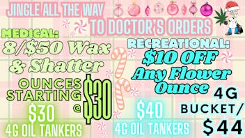 Doctors Orders Happy Holidaze @ Doctor's Orders! Rec & Med!