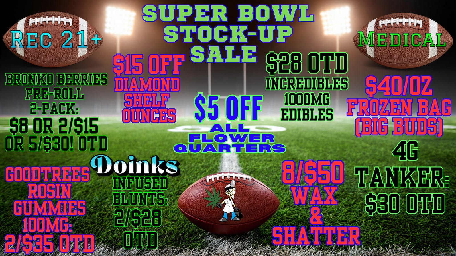Doctors Orders Super Bowl Stock-Up Sale @ Doctor's Orders