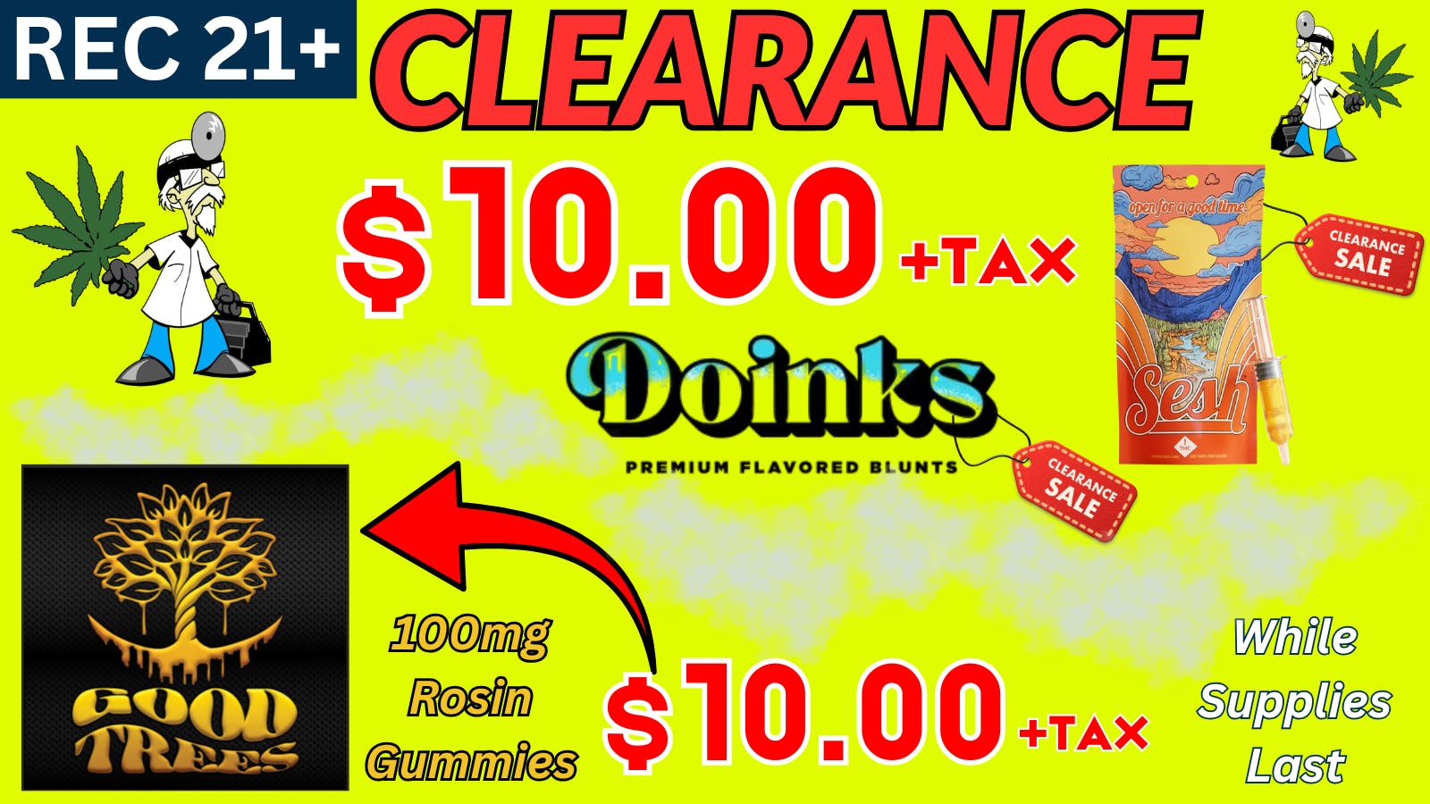 Doctors Orders Rec 21+: $10 Rosin Gummies - CLEARANCE!