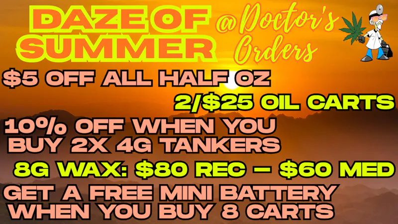 Doctors Orders Summertime Savings @ Doctor's Orders