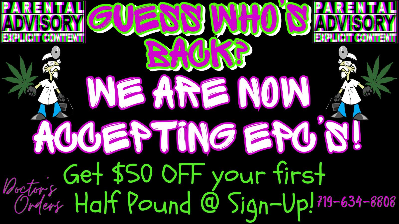 Doctors Orders EPC's: $50 OFF Your First Half Pound @Signup