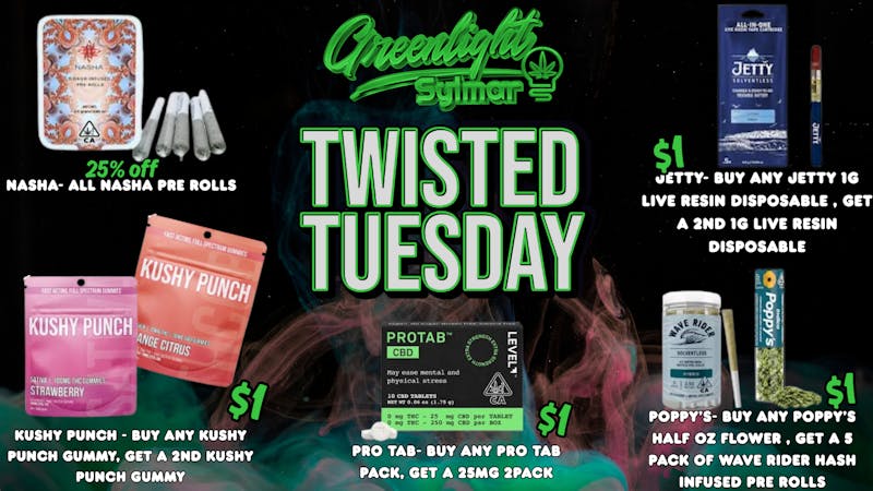 Greenlight Sylmar TWISTED TUESDAY