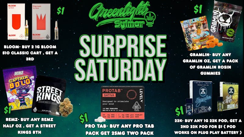 Greenlight Sylmar SURPRISE SATURDAY