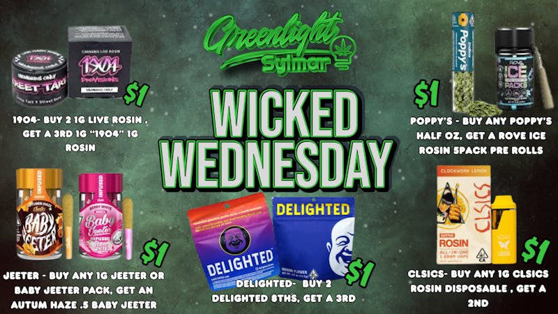 Greenlight Sylmar WICKED WEDNESDAY