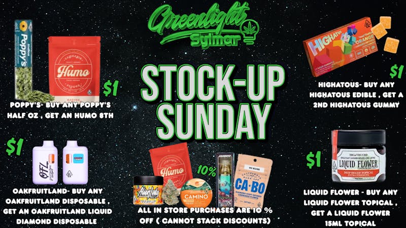 Greenlight Sylmar STOCK UP SUNDAY